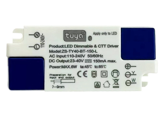 6W 2색 무선 지능형 LED 디밍 드라이버 다운라이트 그래피티 블루투스
